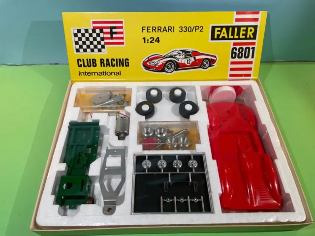 Faller Ferrari 330/P2 1:24 Mint In Box Slot Car-Cox  Russkit Monogram Revell