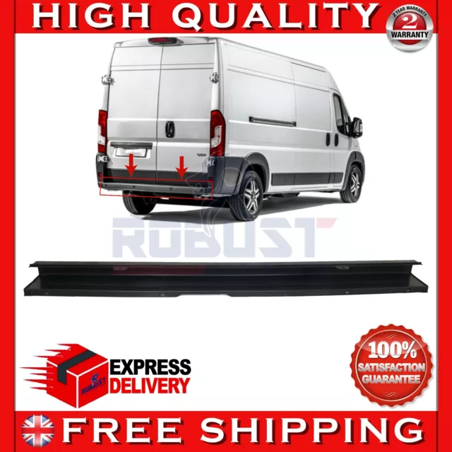 For Peugeot Boxer Fiat Ducato Citroen Relay Rear Bumper Center Section 2006-2020 2