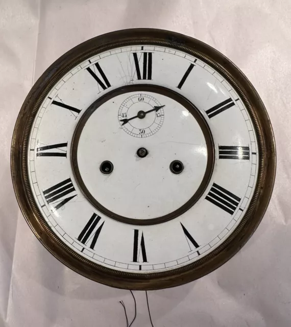 Antique 2 Weight German/Austrian Vienna Regulator Wall Clock Movement Set