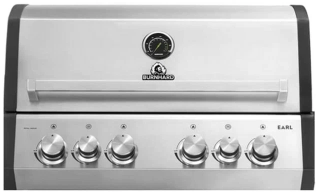 Burnhard EARL Royal Series 4-Brenner Gasgrill Grill Heckbrenner UNVOLLSTÄNDIG