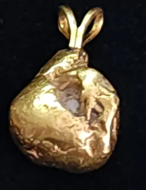 Rare Alaska Natural Gold Nugget Pendant 6.69 grams 22kt one of a kind