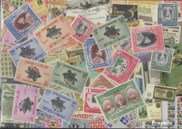 Briefmarken Bahawalpur (Pakistan) 50 verschiedene Marken