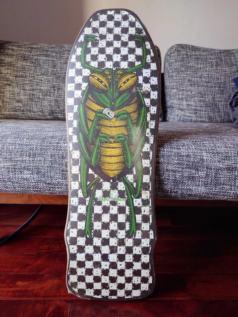 80's Powell Peralta Bug パウエル Mint 1987 Powell Peralta Blue Checkerboard Bug Team