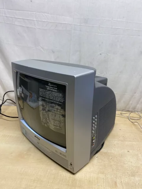 Goodmans 14" CRT DVD combo TV retro gaming 3x composite