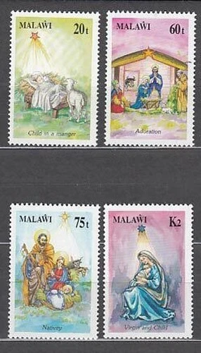 Malawi - Post Yvert 585/8 MNH Weihnachten