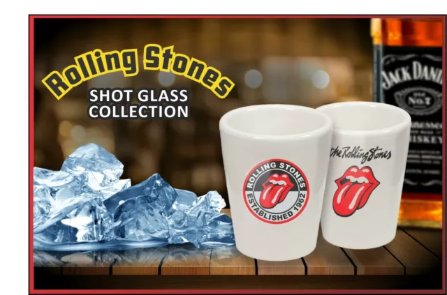 The Rolling Stones Shot Glass Collection (4x Shots) 3