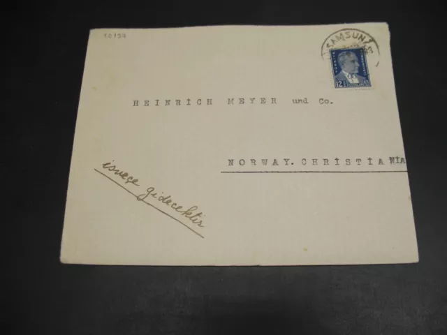 Turkey 1930s cover to Norway *10197