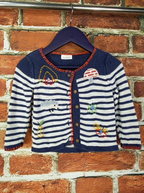 Cardigan Abito Bambina Età 6-9 Mesi John Lewis Next M&S Maglione 74Cm 5