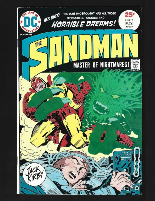 Sandman #2 (1974 Series) FN+ Kirby Chan 1st Doctor Spider 2nd Brute Glob & Jed