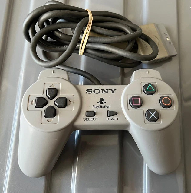 Offical Sony Playstation 1 PS1 Grey Controller SCPH-1080 Retro PS1 Official