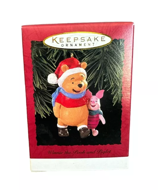 Hallmark Keepsake Winnie the Pooh & Piglet Christmas Ornament 1996