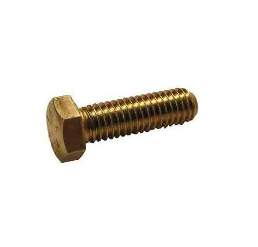 (1) Plated 7/16-14 x 1 1/2" Hex Head Cap Screw Grade 8 Bolt full thread FAST Z58