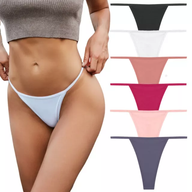 LOT 6,12 PCS Women Thongs Strings T-back Sexy Lace Low Rise Panties  Underwear $10.99 - PicClick