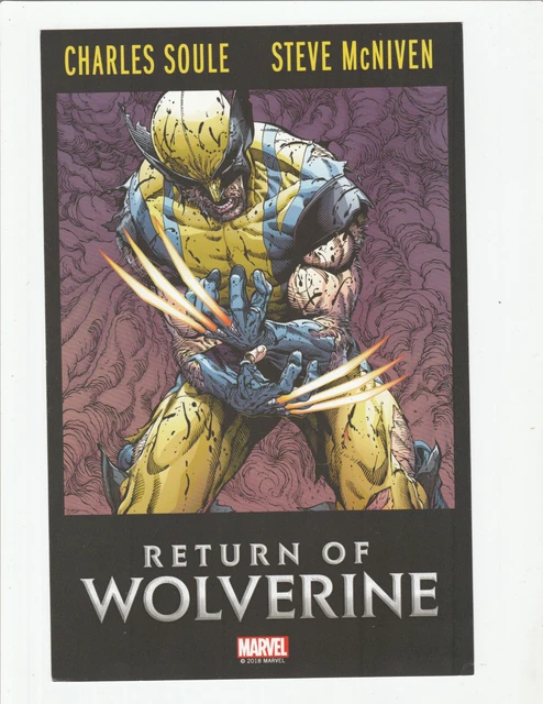 Return Of Wolverine Marvel Comic Promo Mini Poster Nyc Comic Con A1