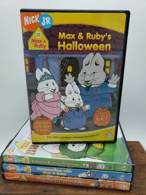 4 MAX & Ruby DVDs ~Halloween~Perfect Pumpkin Summertime~A Merry Bunny