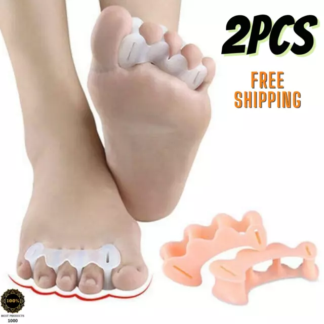 Ease Pain Relief Foot Gel Toe separator Correct and Align Medical Grade Silicone