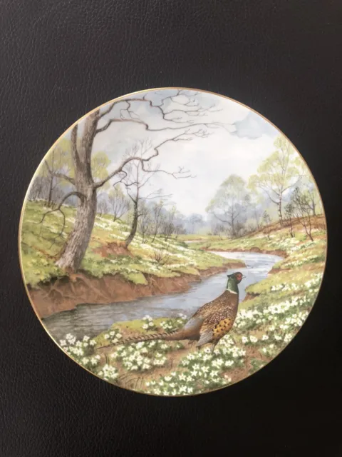 Vintage Royal Doulton China Plate.The Pheasant, Waterside by Elizabeth Gray.
