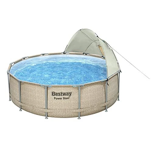 13 Round Pool BESTWAY STEEL PRO Max Above Ground Pool - Round Swimming Pool Set ...
