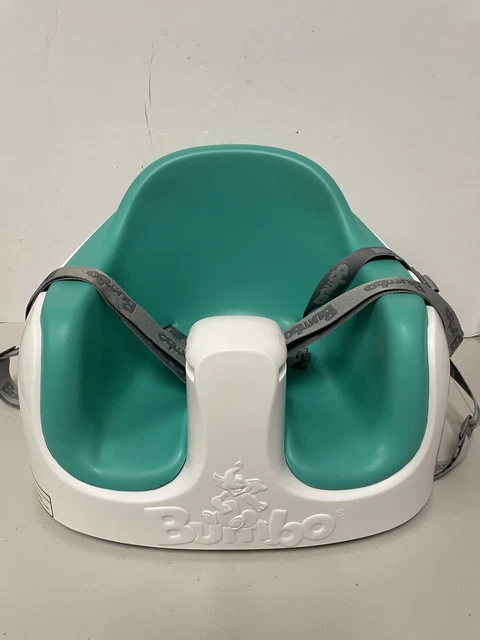 Bumbo Baby & Toddler Soft Foam Multi Seat with Tray and Buckle Straps Sea Foam
