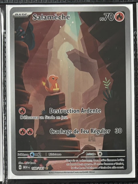 CARTE POKEMON Salamèche AR 168/165 EV3.5 série 151 Fr. EUR 44,90