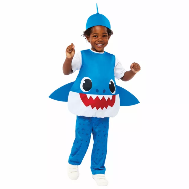 Abito elegante papà bambino bambino squalo blu costume giornata mondiale libro ragazzi ragazze bambini