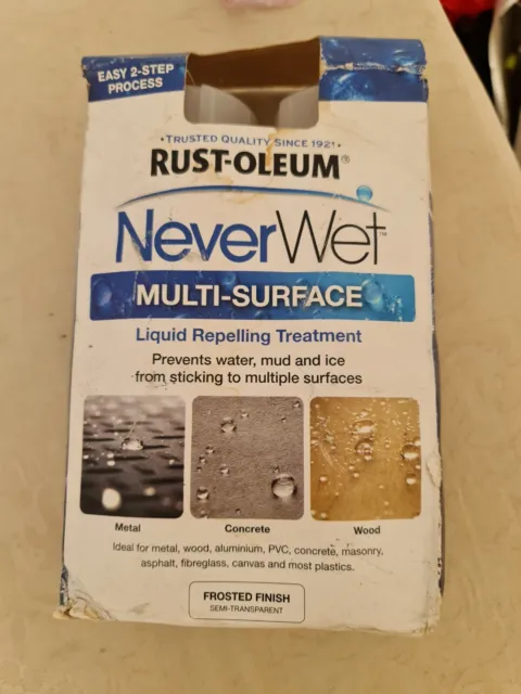 Tratamiento repelente de líquidos multisuperficie Rust-Oleum NeverWet - transparente esmerilado