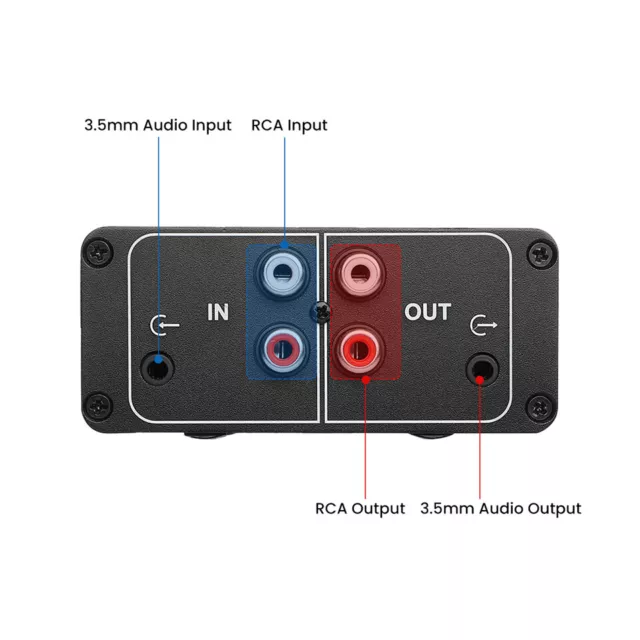 Audio Stereo Controller Music Control Board for Audio Volume Adjuster RCA Jack