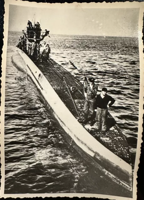 GERMAN Photo WW2 WWII ARCHIVE : U-BOAT _ KRIEGSMARINE