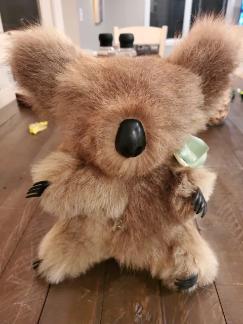 Vintage Kangaroo Gifts From Australia Koala Bear Made From Genuine Kangaroo Hide