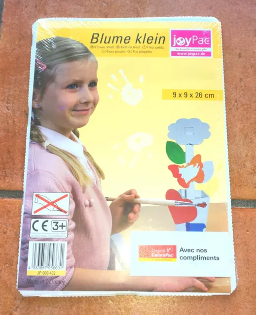 vorgeschnittener Karton zum Bemalen Blume klein Joypac Flower Small JP 000.432