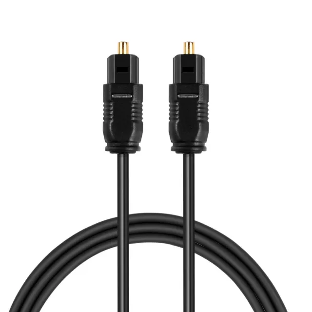 Câble Optique Audio numérique Toslink Hautes Performances Fibre Optique 2M