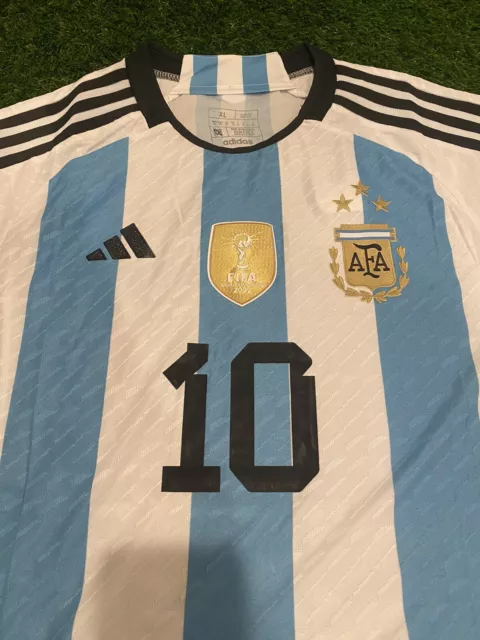 LIONEL MESSI ARGENTINA World Cup 2022 Player Version Home Jersey XL ...