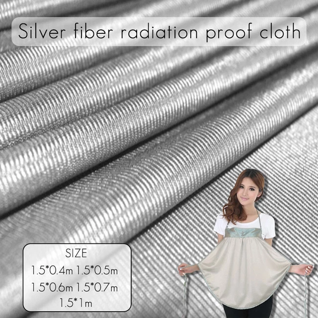 RADIATION PROTECTION/CONDUCTIVE/RFID SHIELDING/EMF Blocking Silver