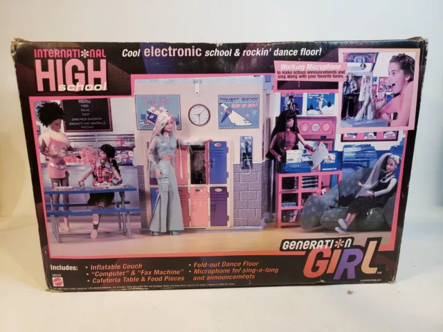 VINTAGE BARBIE GENERATION Girl International High School Playset