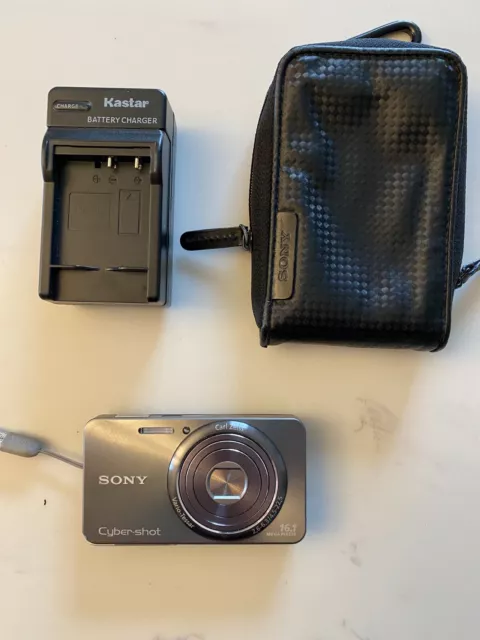 Sony Cyber-shot DSC-W570 16.1MP Digital Camera - Silver
