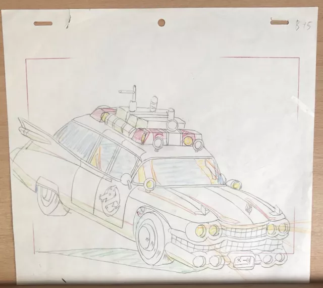 Real Ghostbusters Original Animation Production Art Drawing DIC Entertainment