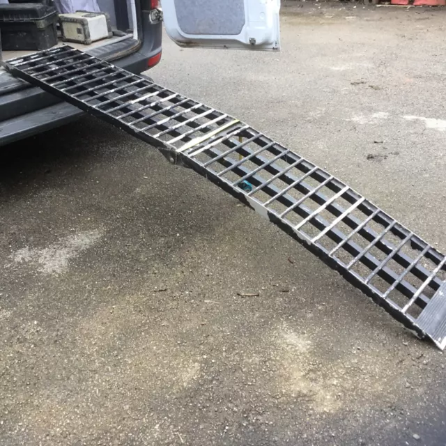 extra wide folding aluminium loading ramp