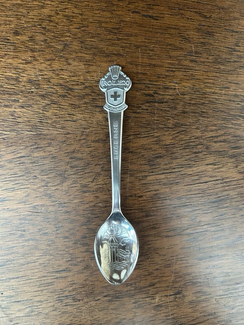 Rolex Bucherer Lucerne Switzerland (cb) Stainless Steel Collectors Spoon