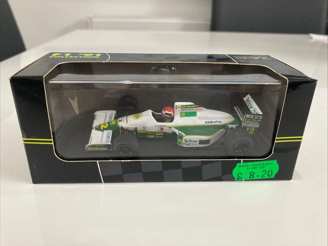 Miniature Onyx F1 1991 - Lotus Judd 102B, Mika Hakkinen, 1/43, Bel état