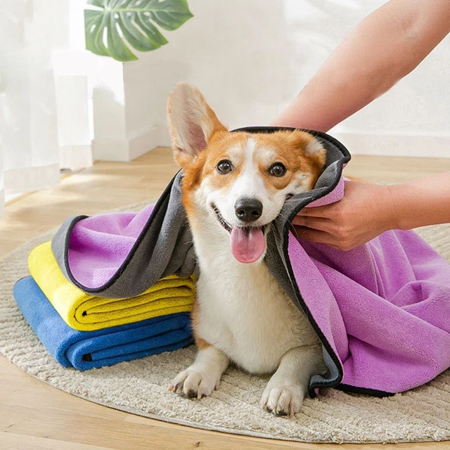 Asciugamano da bagno per animali domestici lavaggio auto morbido super assorbente ad asciugatura rapida