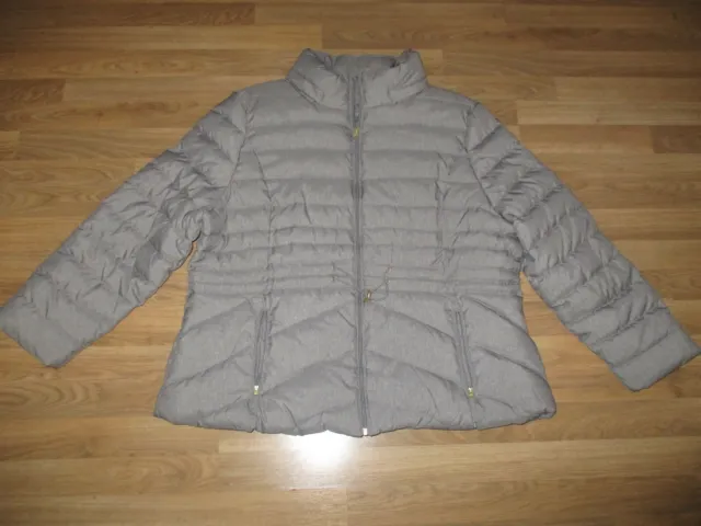 principles womens grey puffer jacket size 22