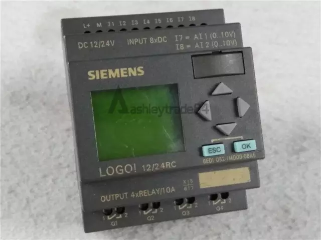 Siemens LOGO! 12/24RC 6ED1 052-1MD00-0BA5 used