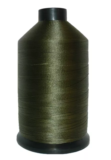 Verde Oliva 3000m Cono 40's Hilo de Nylon Trenzado (Militar Especificación)