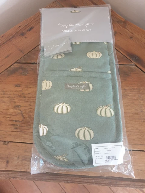 Nuovo Guanto da forno doppio Sophie Allport ""Halloween Pumpkins