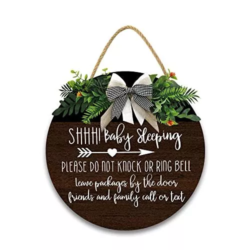 - Shhh Sleeping Baby Sign 12x12In Sleeping Baby SignNo Soliciting SignBaby Sl...