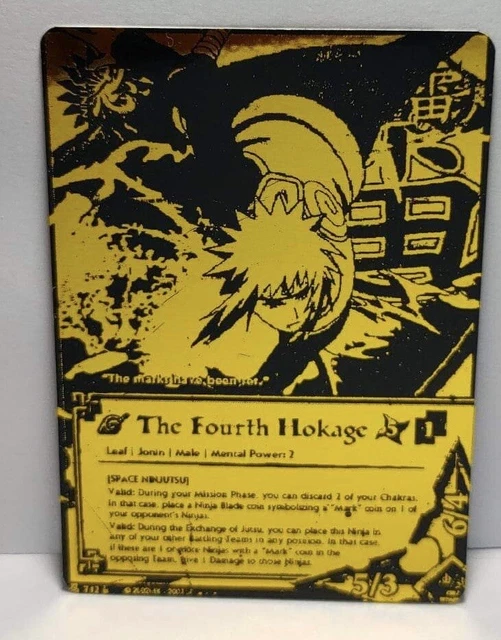 CARTE NARUTO CCG Collectible Card Game 154 Limited Gold Hot Stamp