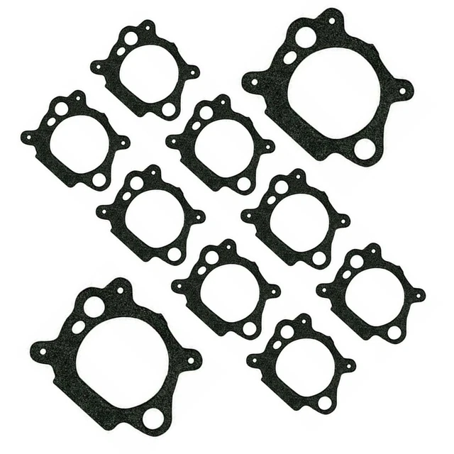 Kit Ricambio Filtro Aria E Candela Per Tosaerba Briggs &amp; Stratton - Include Guarnizioni Per Carburatore E Olio