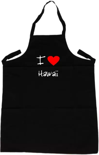 I Love Heart Hawaii Apron