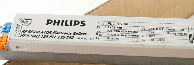 PHILIPS HF-R ES 154 TL5 220-240V 50/60HZ DIMMABLE ELECTRONIC BALLAST PHILIPS HF-R ES 154 TL5 220-240V 50/60HZ DIMMABLE ELECTRONIC BALLAST