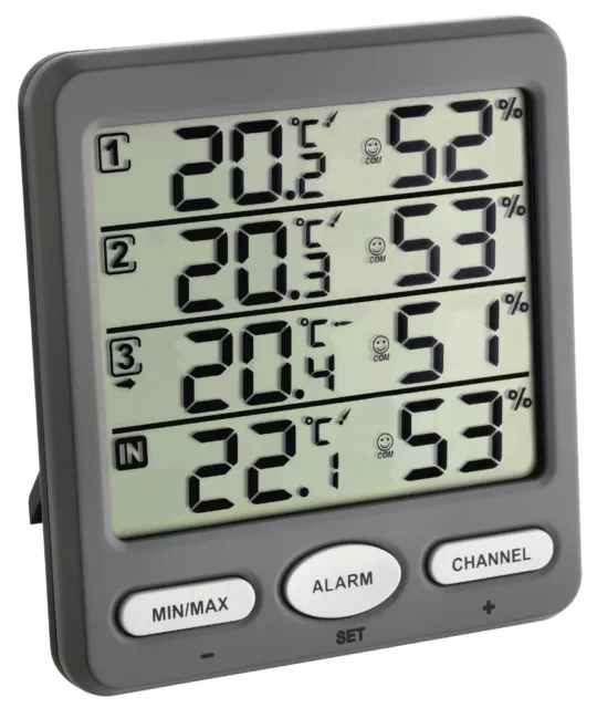 TFA 30.3054.10 Klimamonitor digital Funk Thermometer Hygrometer Klimakontrolle